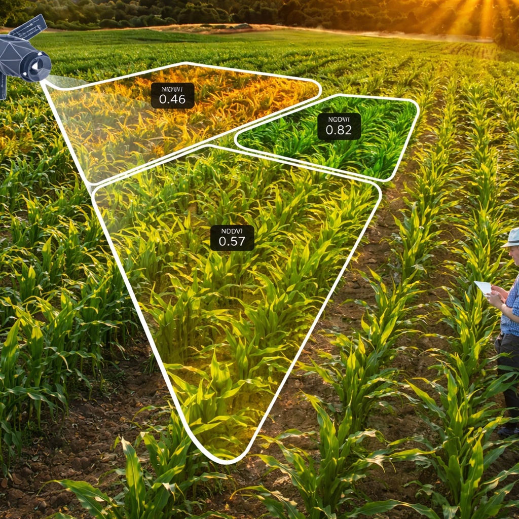 Analyse satellitaire des cultures agricoles — Geomat Expert