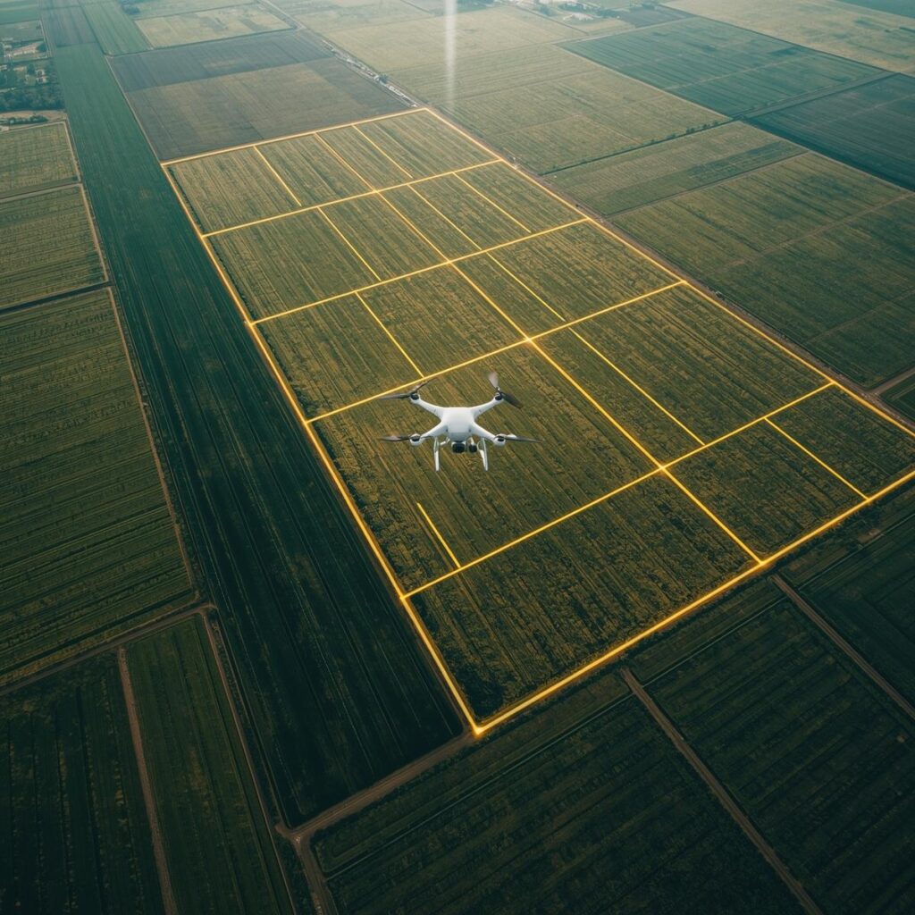 Cartographie par drone en agriculture de précision — Geomat Expert